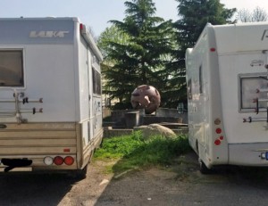 Viterbo - La fontana sfera 