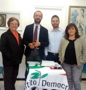 Fabrica di Roma - Egidi col candidato Piergentili 