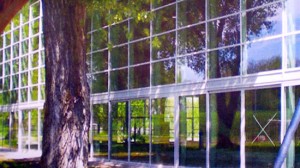 Come avrebbe dovuto essere la facciata della palestra (eccetto i cristalli)