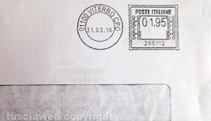 Tari - La busta con la cartella recapitata fuori tempo massimo