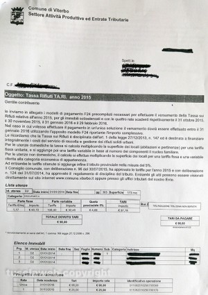 Tari - La cartella recapitata fuori tempo massimo