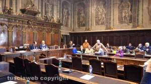 Viterbo - La seduta del consiglio comunale