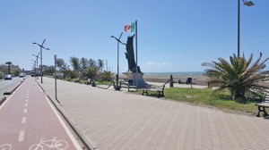 Il lungomare di Tarquinia