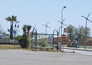 Tarquinia lido - Pensilina del bus