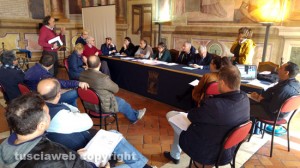 Viterbo - Comune - La riunione della seconda commissione sul bilancio