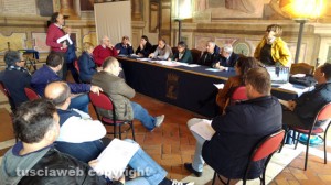 Viterbo - Comune - La seconda commissione in sala Regia