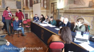 Viterbo - Comune - La seconda commissione in sala Regia