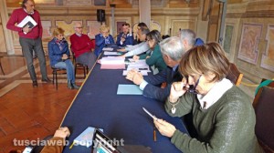 Viterbo - Comune - La seconda commissione in sala Regia