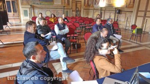 Viterbo - Comune - La seconda commissione in sala Regia