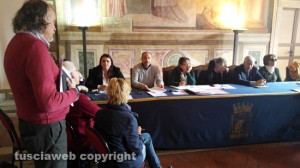 Viterbo - Comune - La seconda commissione in sala Regia