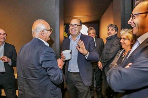 Il presidente Zingaretti con Giovanni Calisti al Salone del mobile