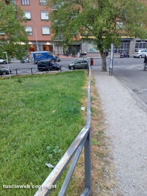 Viterbo - I giardini in via Carlo Cattaneo