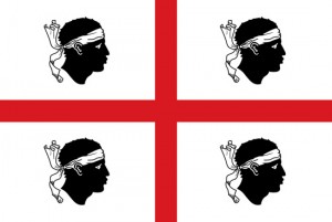 La bandiera della Sardegna