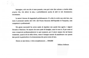 Incidente sull'Aurelia - Muore bimbo di tre anni - La lettera del padre Sofiane Ardjoum a due agenti della stradale
