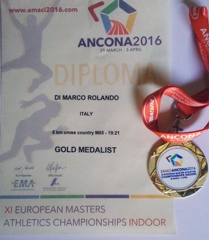 Sport - Atletica leggera - Il riconoscimento europeo vinto da Rolando Di Marco