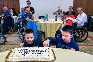 Sport - Il pranzo della Vitersport Libertas all'oratorio della Verità