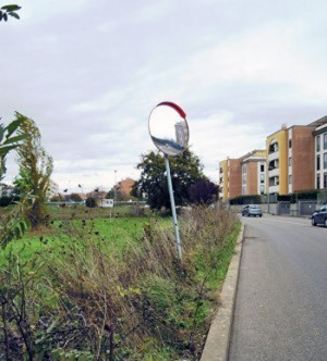 Viterbo - La segnaletica al quartiere Santa Barbara