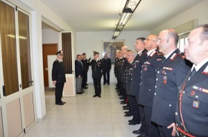 Il comandante generale dell’Arma, Tullio Del Sette alla compagnia di Tuscania 