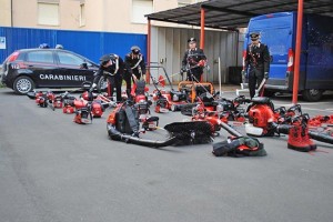 Civitavecchia - Carabinieri - Gli attrezzi ritrovati