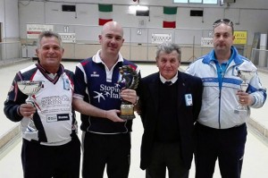 Sport - Bocce - La premiazione dei vincitori del trofeo L.B. Costruzioni