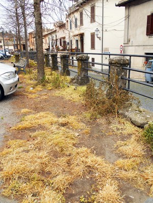 San Martino al Cimino - Il centro storico dopo l'uso di diserbanti
