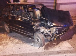 Montefiascone - L'incidente in via Dante Alighieri