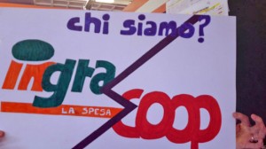 Tarquinia - La raccolta firme dei lavoratori Ingrande 