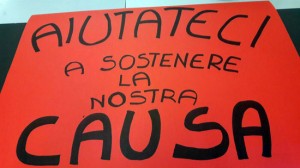 Tarquinia - La raccolta firme dei lavoratori Ingrande 