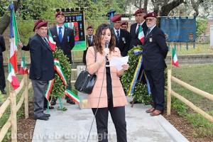 Viterbo - Monumento dedicato a Di Lecce - La figlia Francesca
