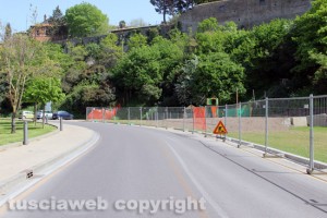 Viterbo - Valle Faul - Il parco giochi in curva