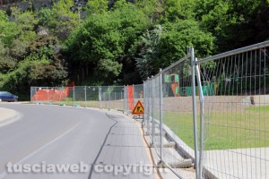 Viterbo - Valle Faul - Il parco giochi in curva