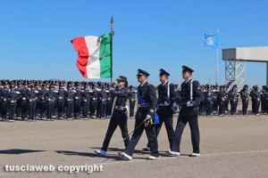 La bandiera della scuola sottufficiali dell'Aeronautica