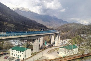 La linea Tav in costruzione