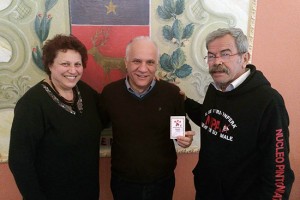 Venasus - Il sindaco di Corchiano Bengasi Battisti all'incontro sulla linea Tav
