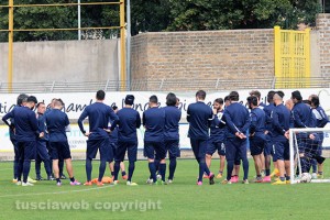 Sport - Calcio - Viterbese - La rifinitura pre-Lanusei