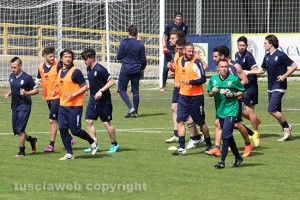 Sport - Calcio - Viterbese - L'allenamento del pomeriggio
