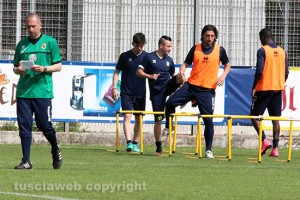 Sport - Calcio - Viterbese - L'allenamento del pomeriggio