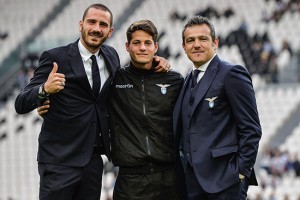 Sport - Calcio - Leonardo Bonucci, Alessandro Rossi e Massimiliano Farris allo Juventus Stadium