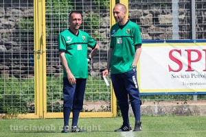 Sport - Calcio - Viterbese - L'allenamento di ieri al Rocchi - Nofri e Stefanelli