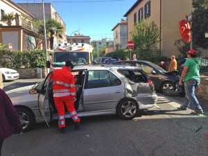 Viterbo - Incidente all'Ellera