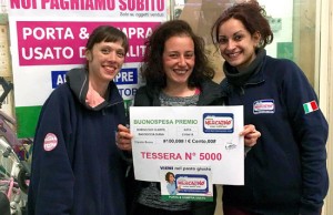 Diana Saccoccia premiata al Mercatino