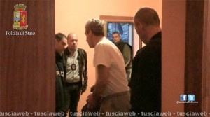 Tarquinia - Polizia - L'arresto di Massimiliano Vastante