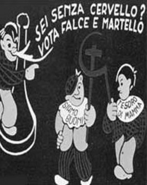 Sei senza cervello? Vota falce e martello