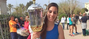 Sara Ferri alla premiazione