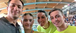 La squadra Dimensione nuoto Asd di Vitorchiano