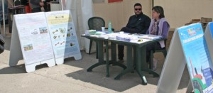 Stande della Asl alla fiera di Tarquinia