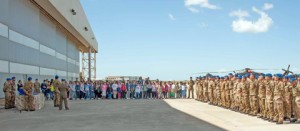 Visita dei ragazzi delle scuole di Vitorchiano all'esercito