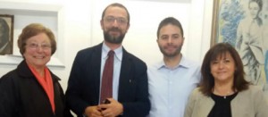 Fabrica di Roma - Egidi col candidato Piergentili