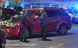 Viterbo - Scontro tra auto a Villanova