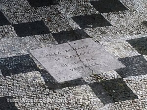 Tre Croci - Un particolare del mosaico 
